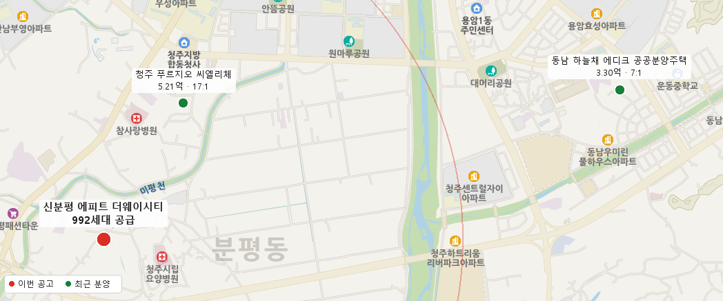 신분평 에피트 더웨이시티 주변 지도