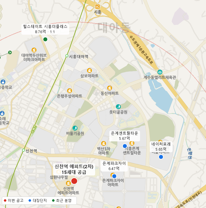 신천역 에피트(2차) 주변 지도